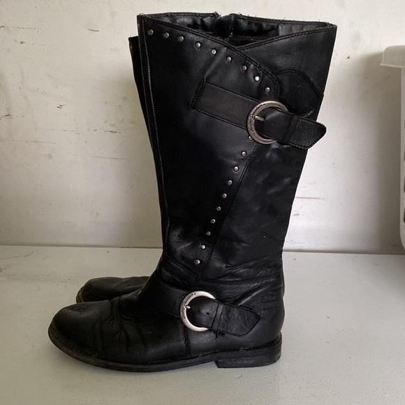 Harley-Davidson® Women's Sapphire 13-Inch Double Buckle Motorcycle Boots. - Picture 2 of 6